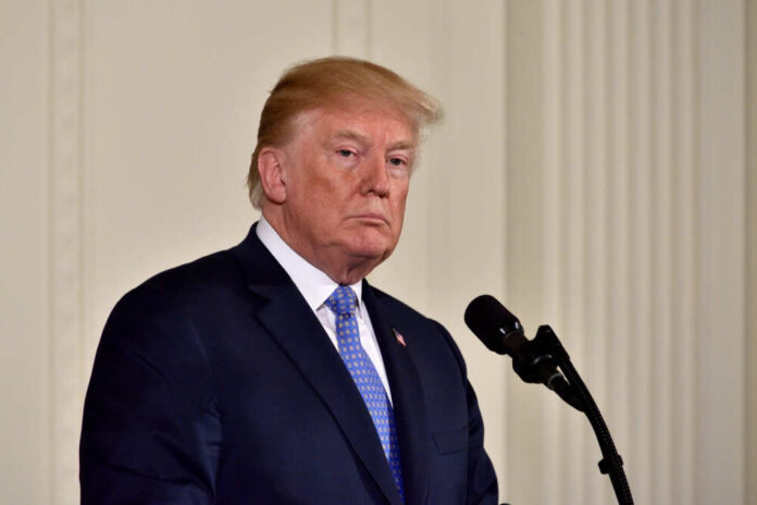 Washington,,Dc,-,April,27,,2018:,President,Donald,Trump,Pauses