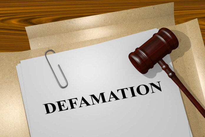 Render,Illustration,Of,Defamation,Title,On,Legal,Documents