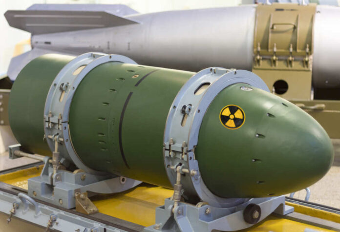 The,Nuclear,Warhead,On,The,Stand.,Weapons,Of,Mass,Destruction.