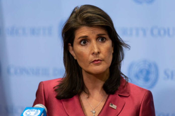 New,York,,Ny,-,Sept,20,,2018:,Ambassador,Nikki,Haley