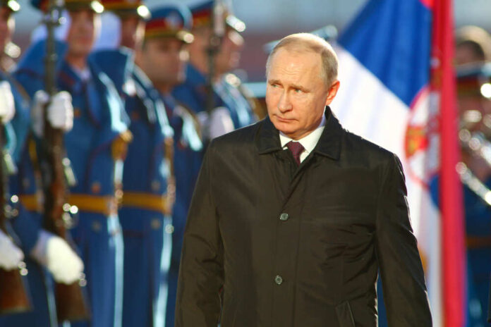 Belgrade,,Serbia,-,January,17,,2019,:,Vladimir,Putin,,The