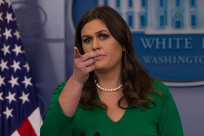 White,House,Press,Secretary,Sarah,Huckabee,Sanders,Takes,Questions,From