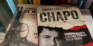 Two books titled Di Mare and El Chapo.