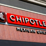 Chipotle Mexican Grill storefront sign.