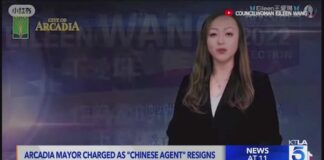 Arcadia mayor charges 'Chinese agent' resigns