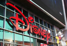 Disney’s Bold Move: ABC’s ‘The View’ as News? Disney storefront with large red logo and Mickey Mouse figure