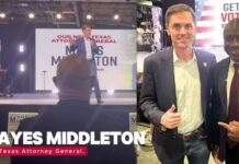 Mayes Middleton for Texas Attorney General.