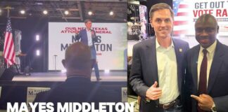 Mayes Middleton for Texas Attorney General.
