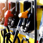 California Gas Prices Skyrocket to Unseen Highs Close-up of multiple gas pumps at a fuel station