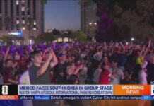 World Cup crowds pack L.A. for Mexico-South Korea watch parties, Inglewood match