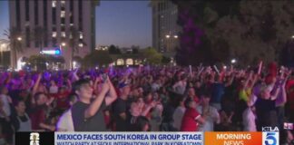 World Cup crowds pack L.A. for Mexico-South Korea watch parties, Inglewood match