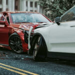 Corvette Clip Stirs Outrage, Zero Charges Two cars with severe front-end collision damage.