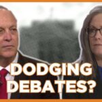 Governor candidates exchange blows over debates