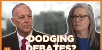 Governor candidates exchange blows over debates