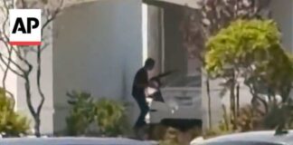 Video captures a gunman as people run away during shooting in Twin Falls, Idaho