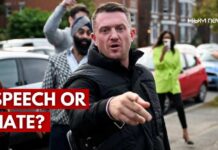 Police Swarm As Robinson Sparks Oxford Uproar Protesters Demand ‘No Platform’ for Tommy Robinson at Oxford Union 4k