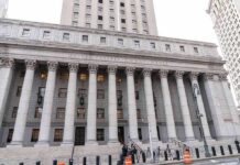 United States courthouse with grand neoclassical columns