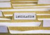 File folder tab labeled legislation