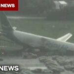 Amazon plane crashes after overrunning runway in Miami