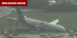 Amazon plane crashes after overrunning runway in Miami