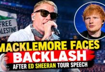 Stadium Shock: Pop Show Turns Political Macklemore Faces Backlash After Ed Sheeran Tour Speech