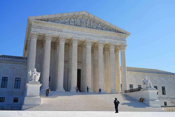 shutterstock_1672730041 Supreme Court building with grand columns and steps