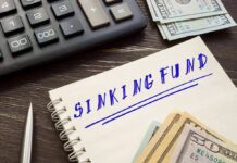 Omar-Linked Winery Faces Scrutiny Over Disputed Inventory Notebook labeled sinking fund beside cash, calculator, and pen