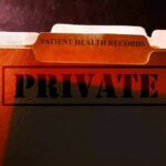 Telehealth Hustle Unmasked – 20 Years Dropped file folders labeled for patient health records marked private